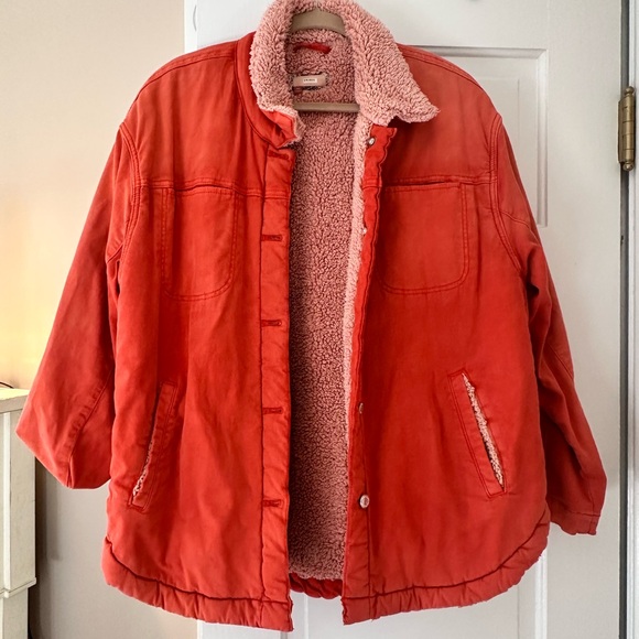 Anthropologie Jackets & Blazers - Anthropologie Pilcro Sherpa Jacket